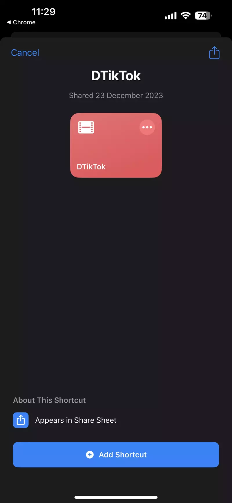 DTikTok Screenshot 1 - App interface